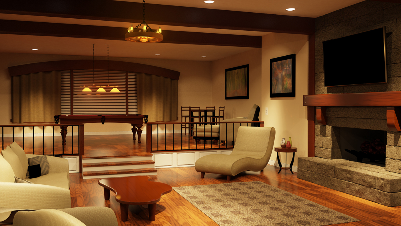 interior 3d model free download for maya