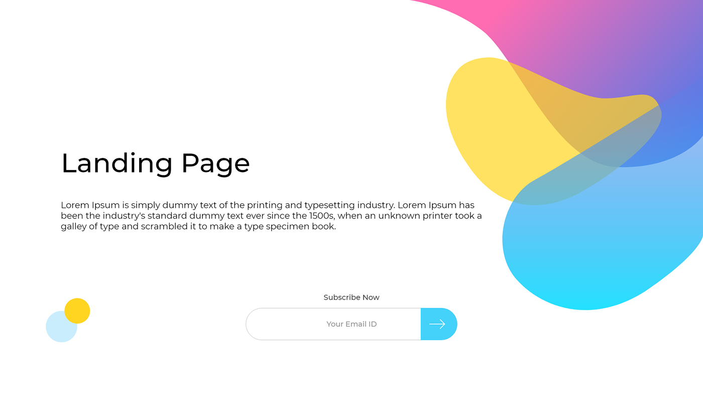 landing page Background XD background templates Landing Page XD colourful backgrounds