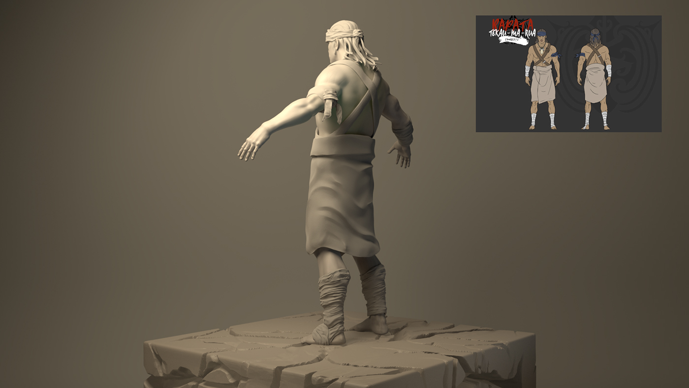character modeling tribal Character Sculpting