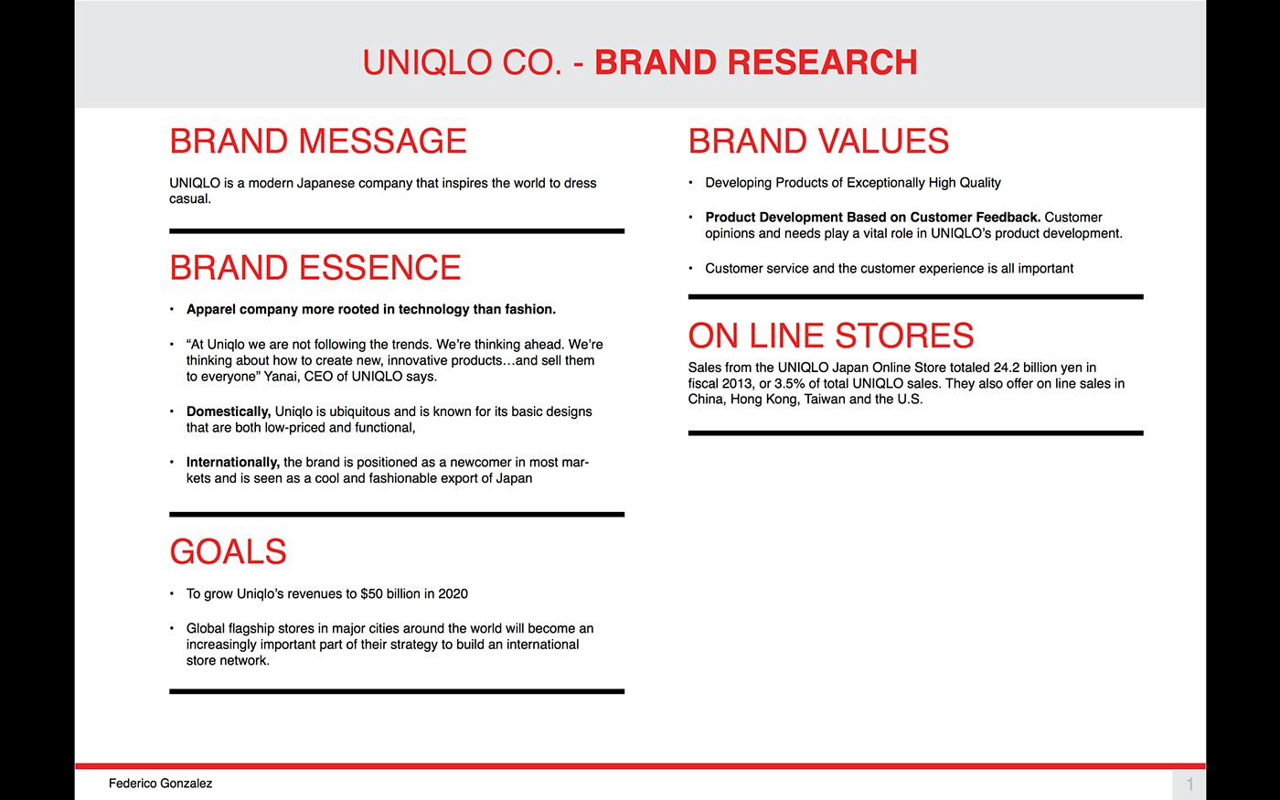 Luxury Strategy by Daily Fashion Brand of UNIQLO Flagship Shop Strategy  for Large Store Location