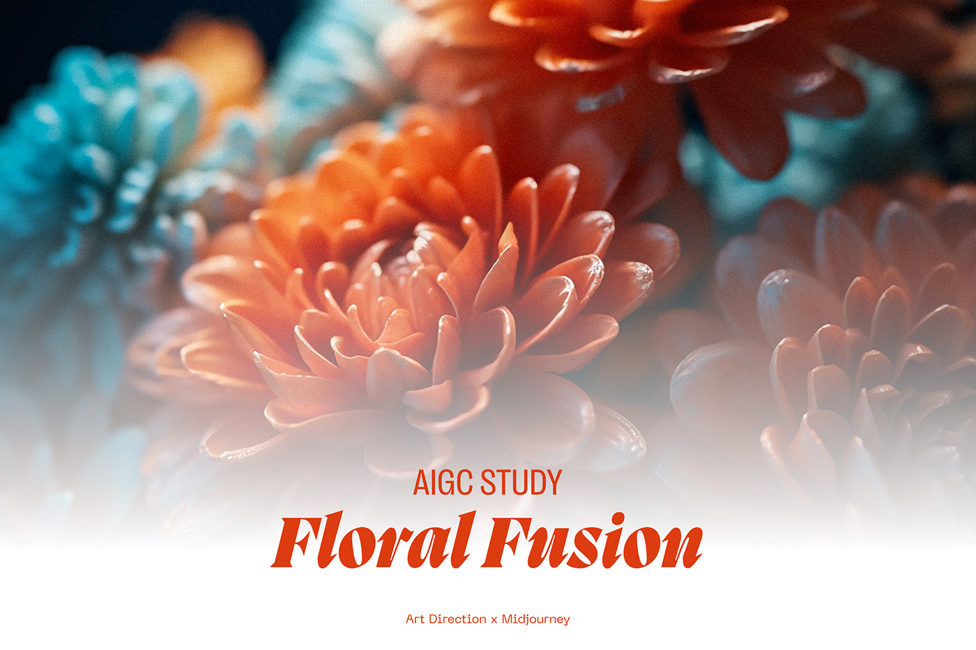 abstract ai digital illustration experimental floral Flowers generative midjourney