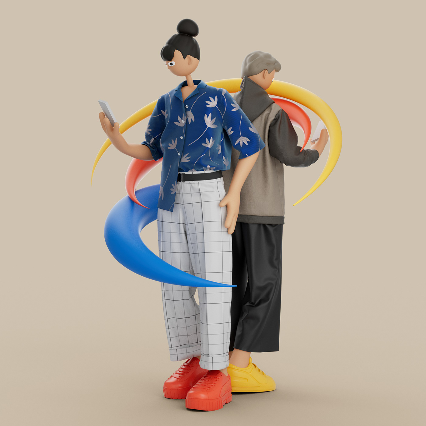 3d animation 3D Character 3D illustration animation  Character character animation Character design  Clothing digital illustration stylized