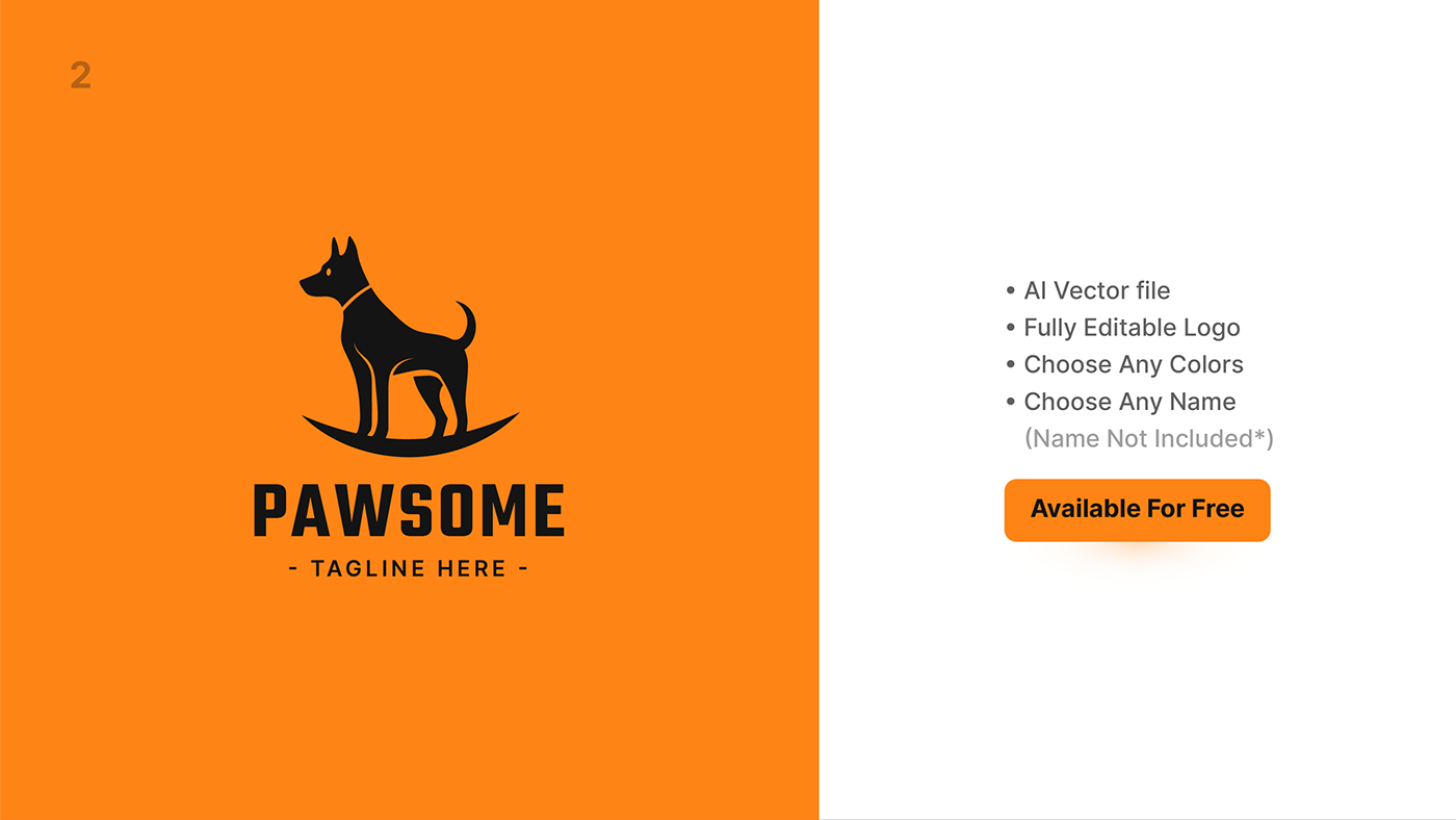 FREE dog logo vectors for branding and merchandise. Download high-quality, dog logo vector 
