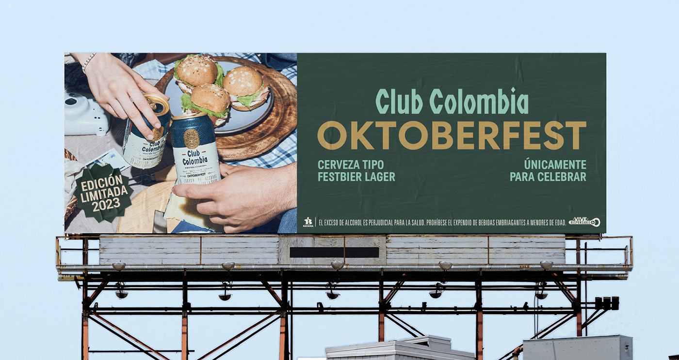 oktoberfest CLUB COLOMBIA beer Advertising  print Campaña publicidad cerveza celebration adcampaign