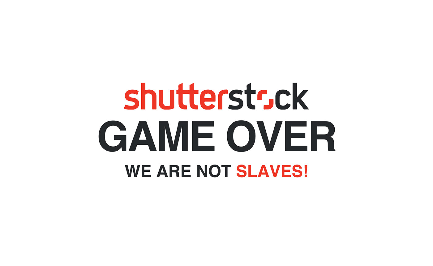 Game Over Game over Shutterstock sgutterstock slaves stock photo stockphoto vector We are not we are not slave