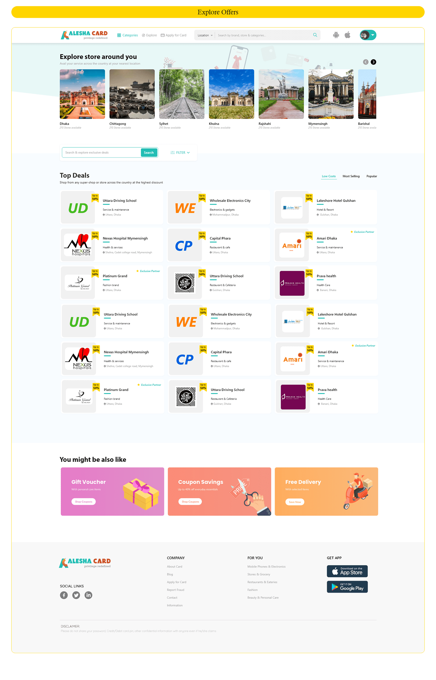 Ecommerce landing page lifestyle UI Website Website Design