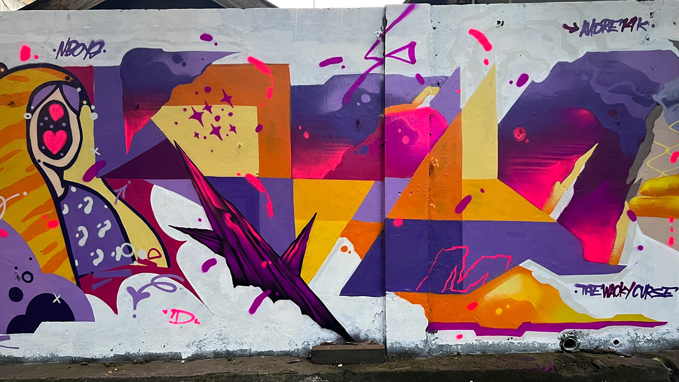Graffiti Street Art  art painting   Mural mural art artwork Collaboration