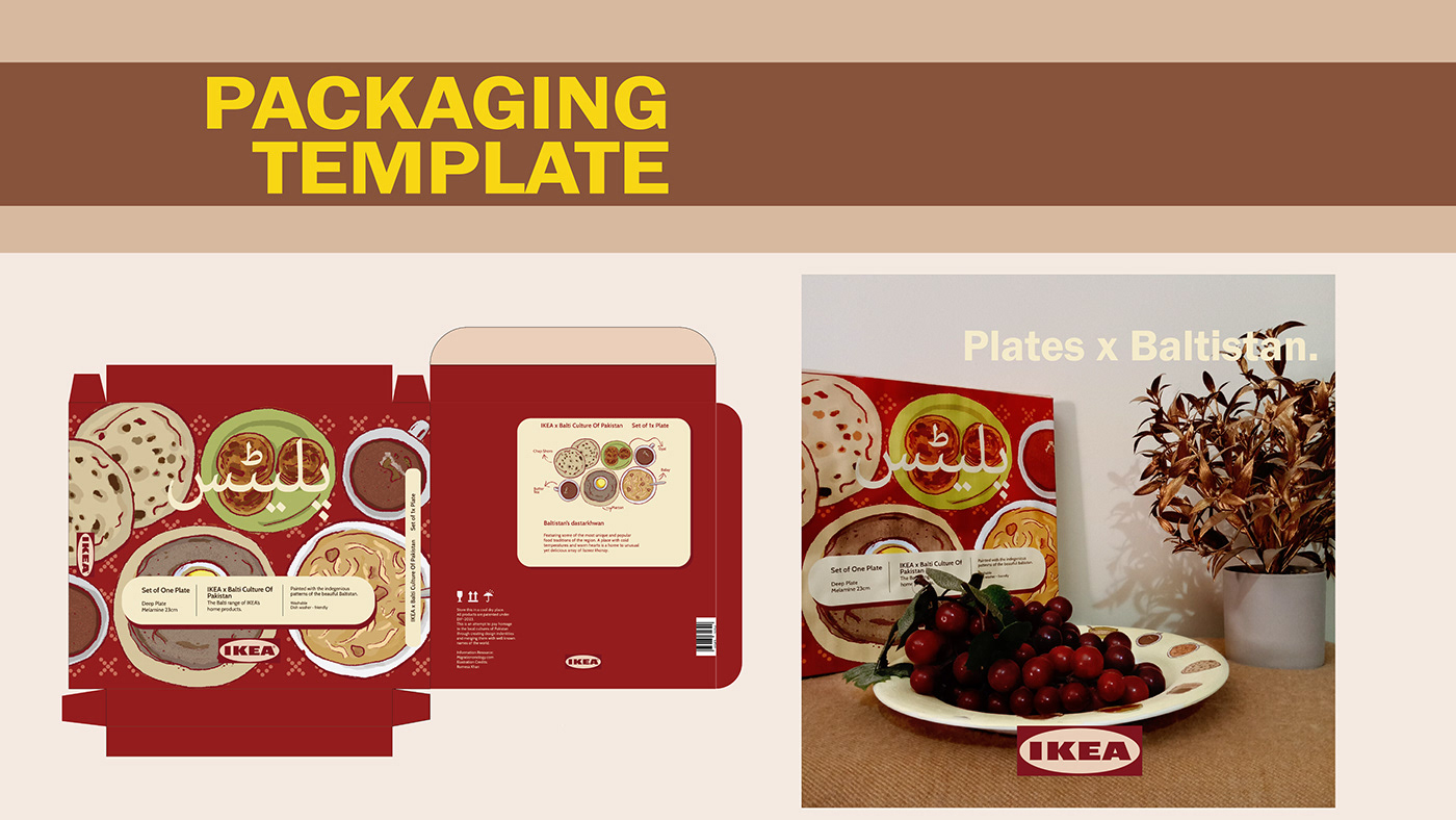packaging design brand identity ikea crockery Advertising  Campaign Design Graphic Designer visual identity Brand Design Baltistan