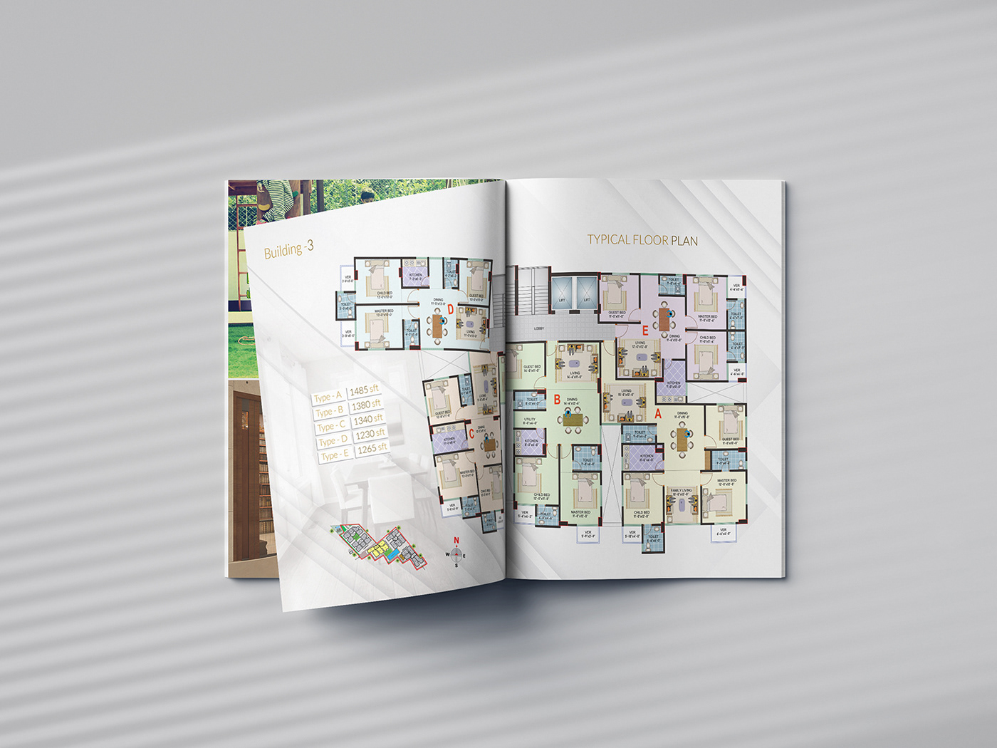 annual report book brochure brochure design catalog company profile magazine Mockup real estate real estate brochure
