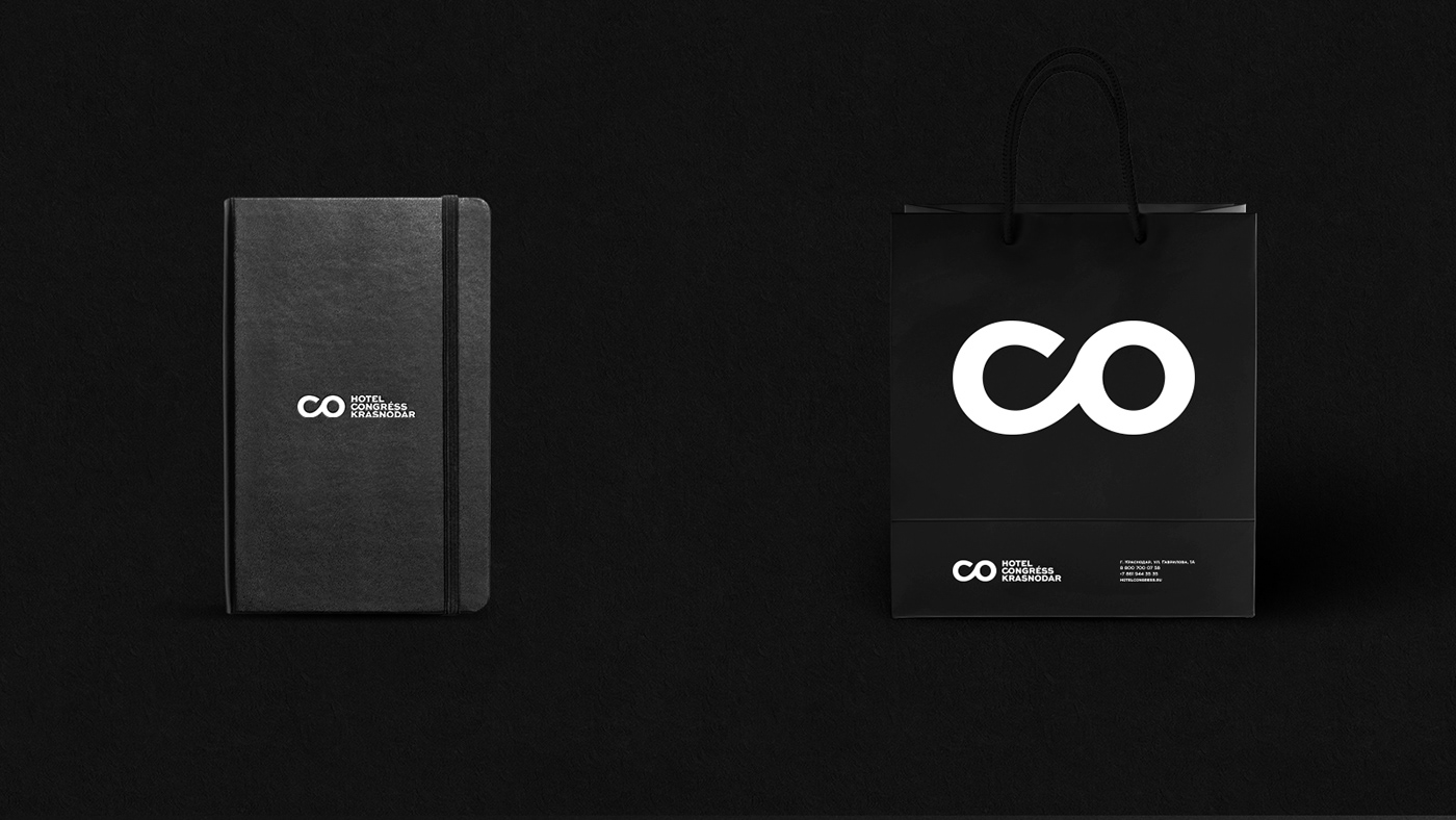 design branding  identity logo Logotype hotel black
