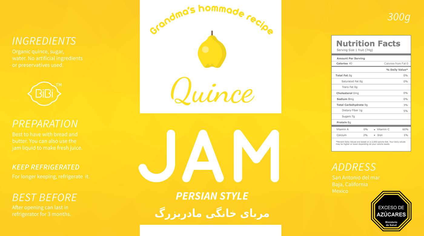 creative Food  identity jam label design labels logo Logo Design modern