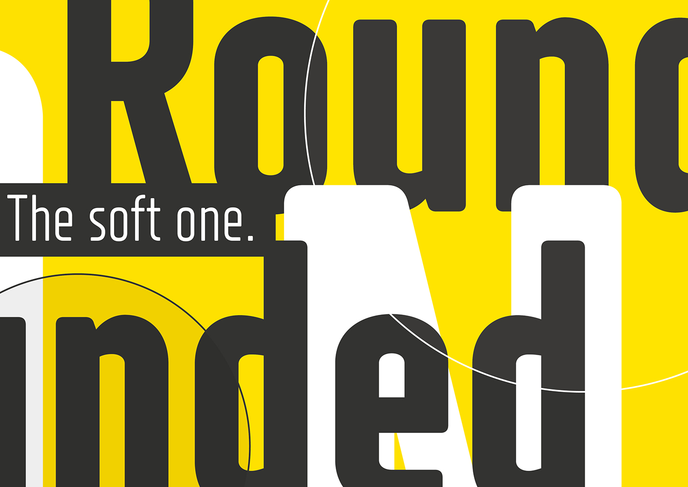 font typography   soft rounded italics din