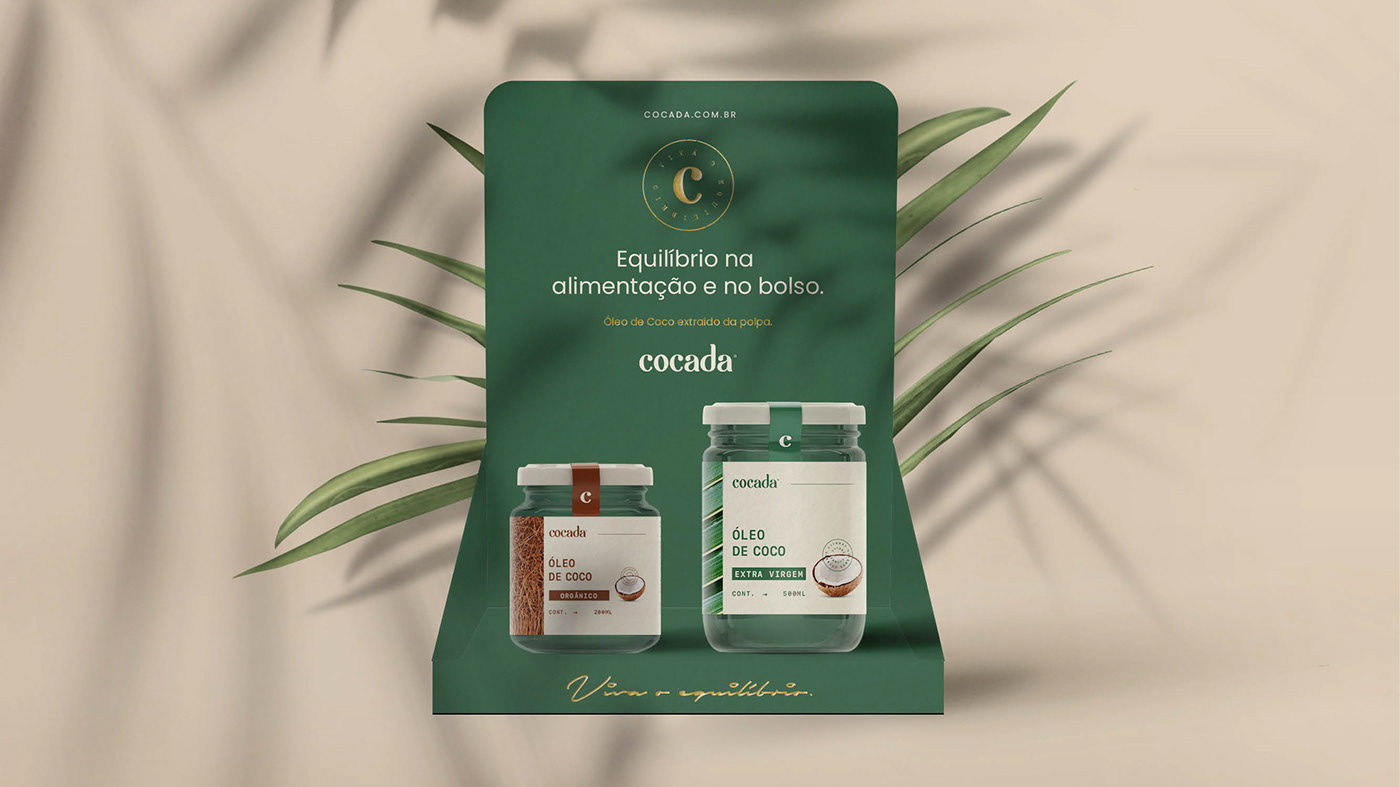 brand identity branding Coconut Food green identity Nature organic package Packaging