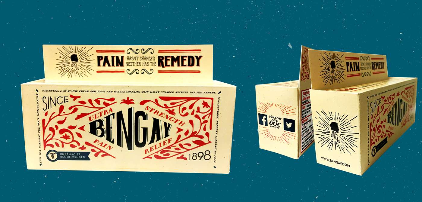 Bengay Advertising  Spec branding  heritage vintage video tv pre-roll Web Design 