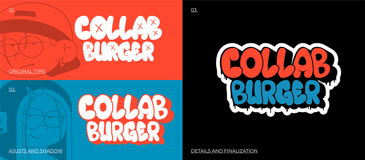 burger Street design branding  Logo Design visual identity Brand Design лого Food 