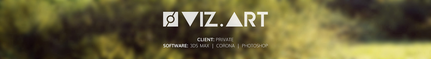 viz.art exterior visualization 3ds max corona photoshop Residence mansion Villa Park