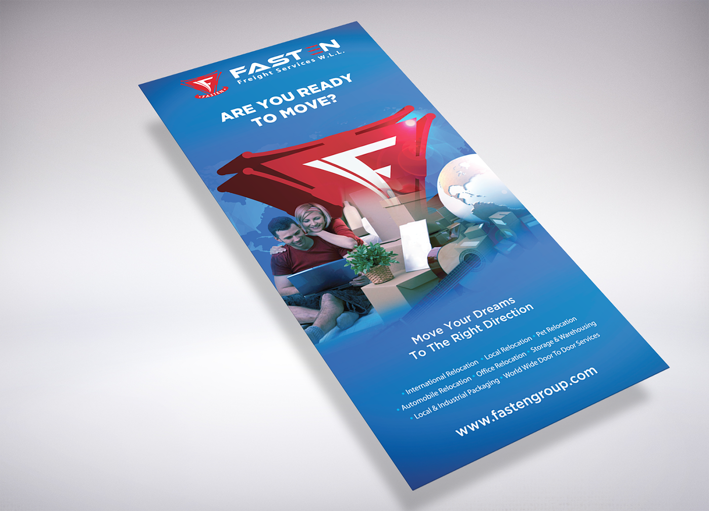 Company flyer DL flyer brochure Shipping Flyre freight flyer
