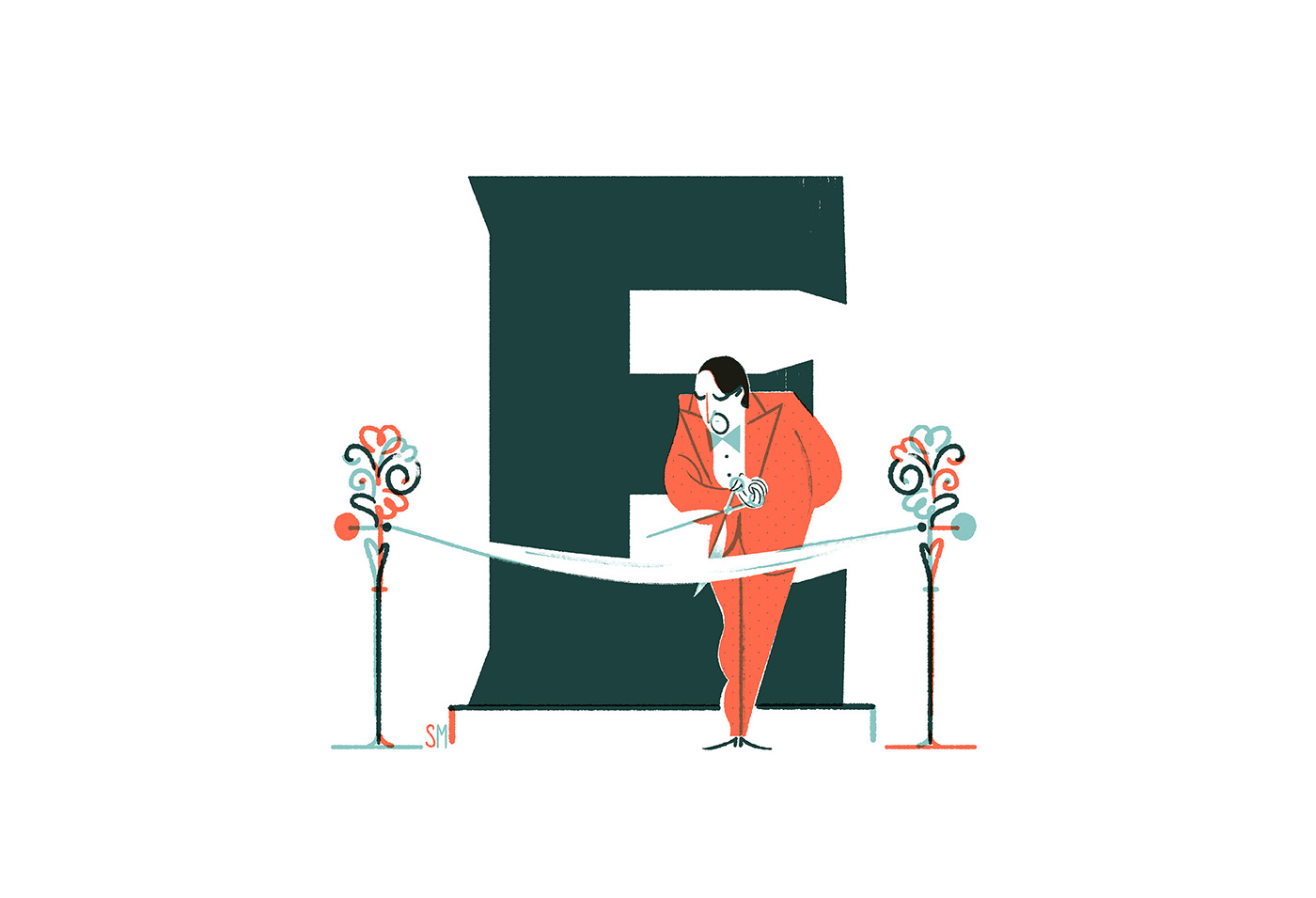 ILLUSTRATION design Fashion larinascente store milan Character typography type