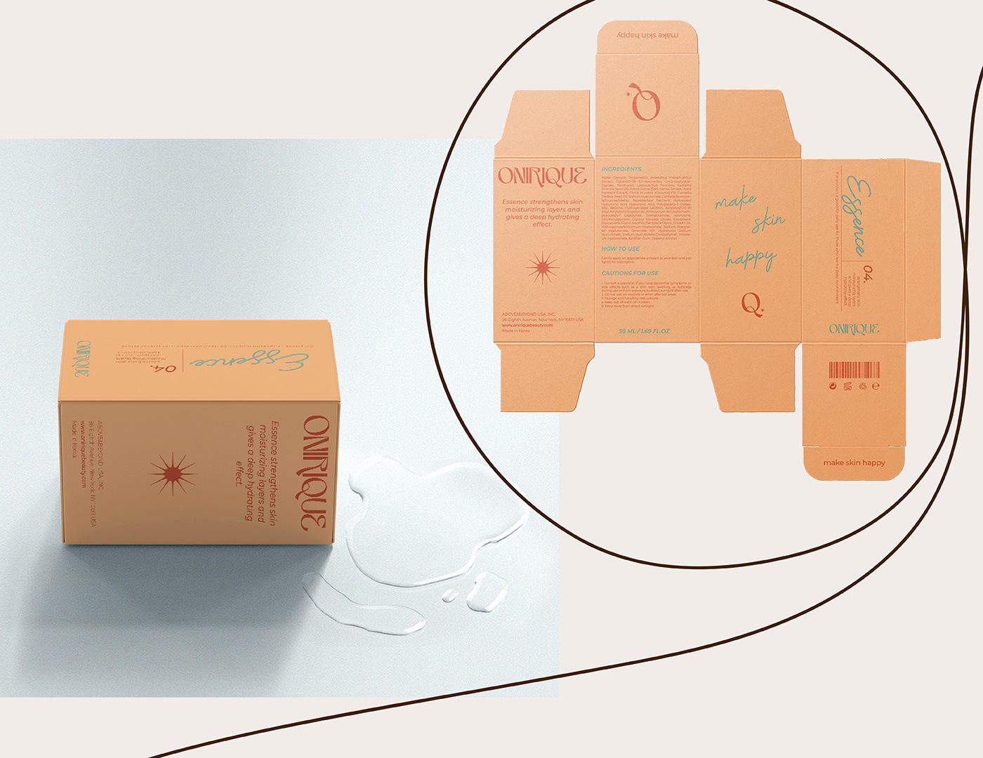 adobe illustrator Brand Design brand identity cosmetics Logo Design Packaging skincare visual identity