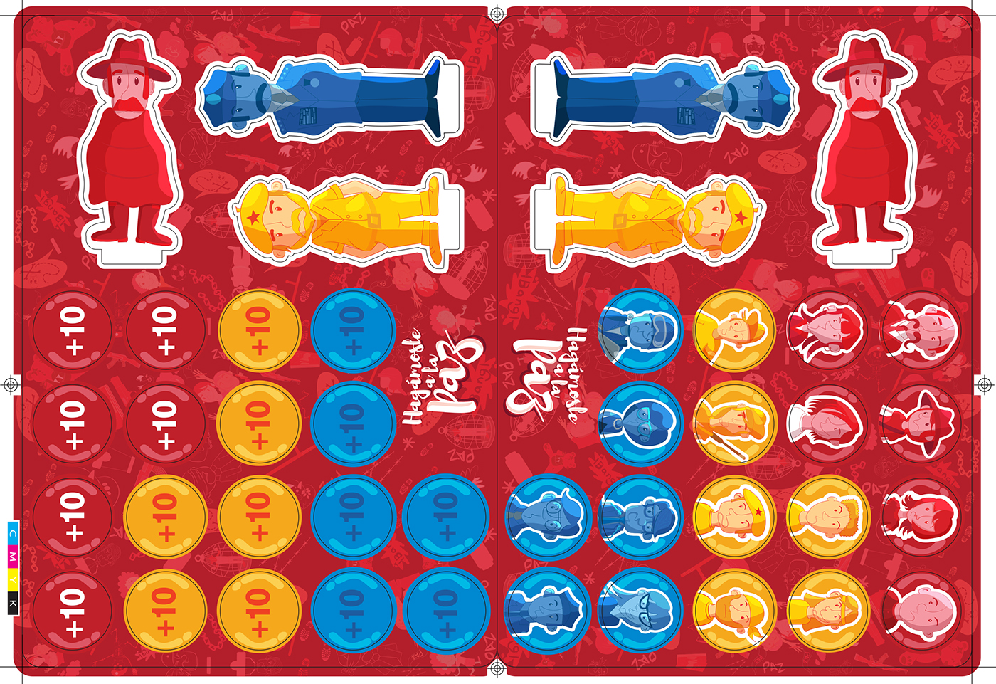 board game juego de mesa paz colombia colores primarios color print juego