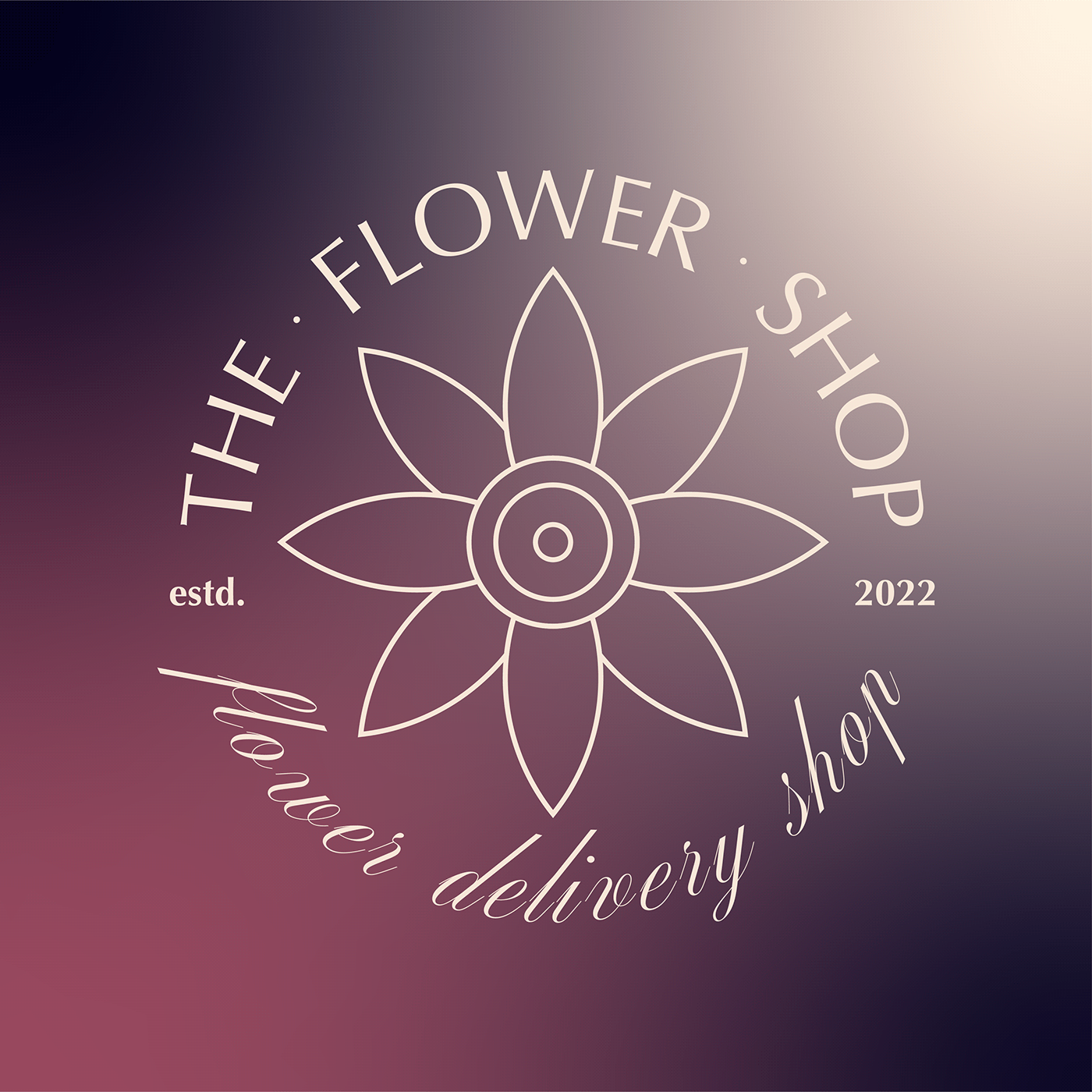 branding  bulgarian flower design flower logo Flower Logo Design ILLUSTRATION  logo Logo Design typography   visual identity