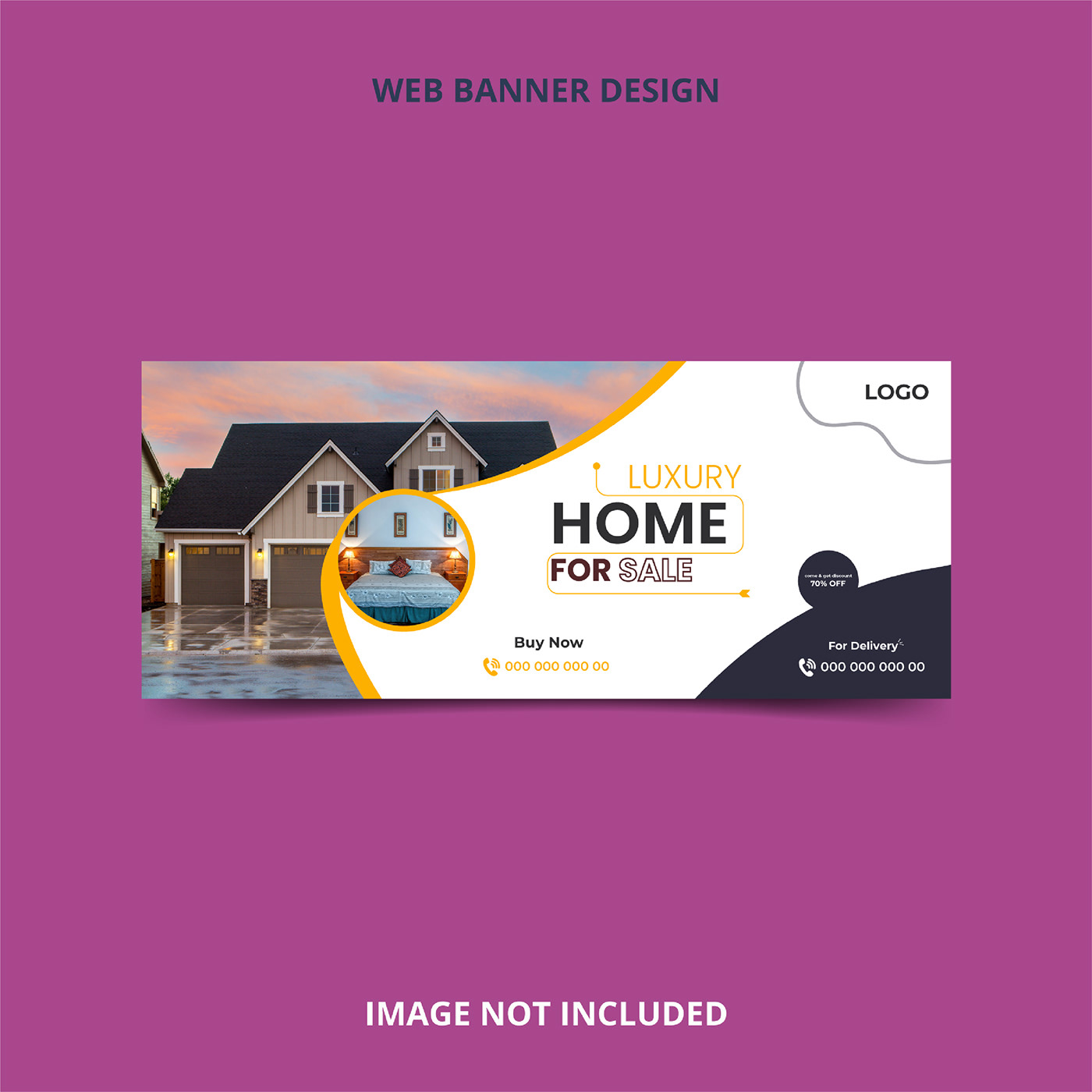 Web Banner design real estate home decor sale poster house social media fruniture