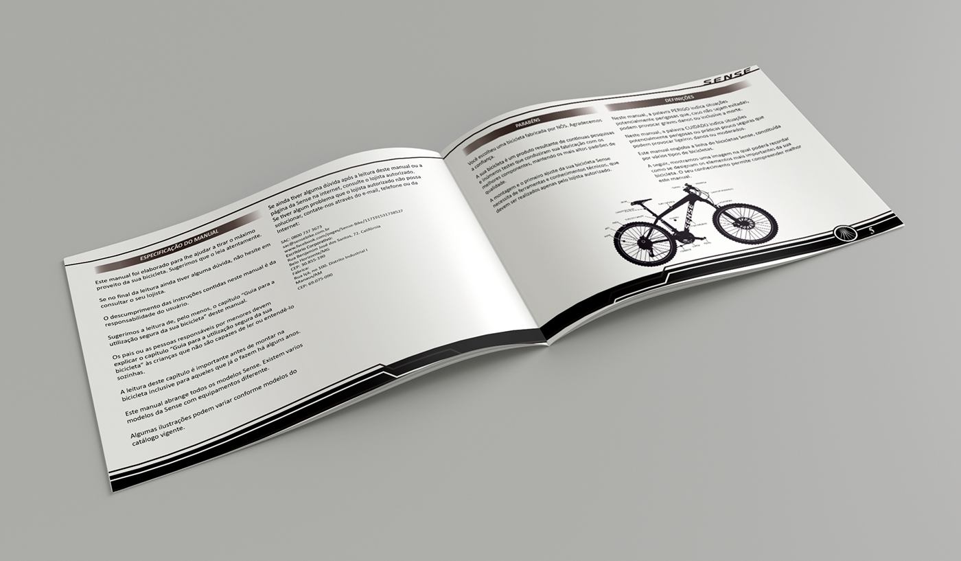 manual Bike Bicycle editorial Gabriel Delfino Delfino Design graphic design 