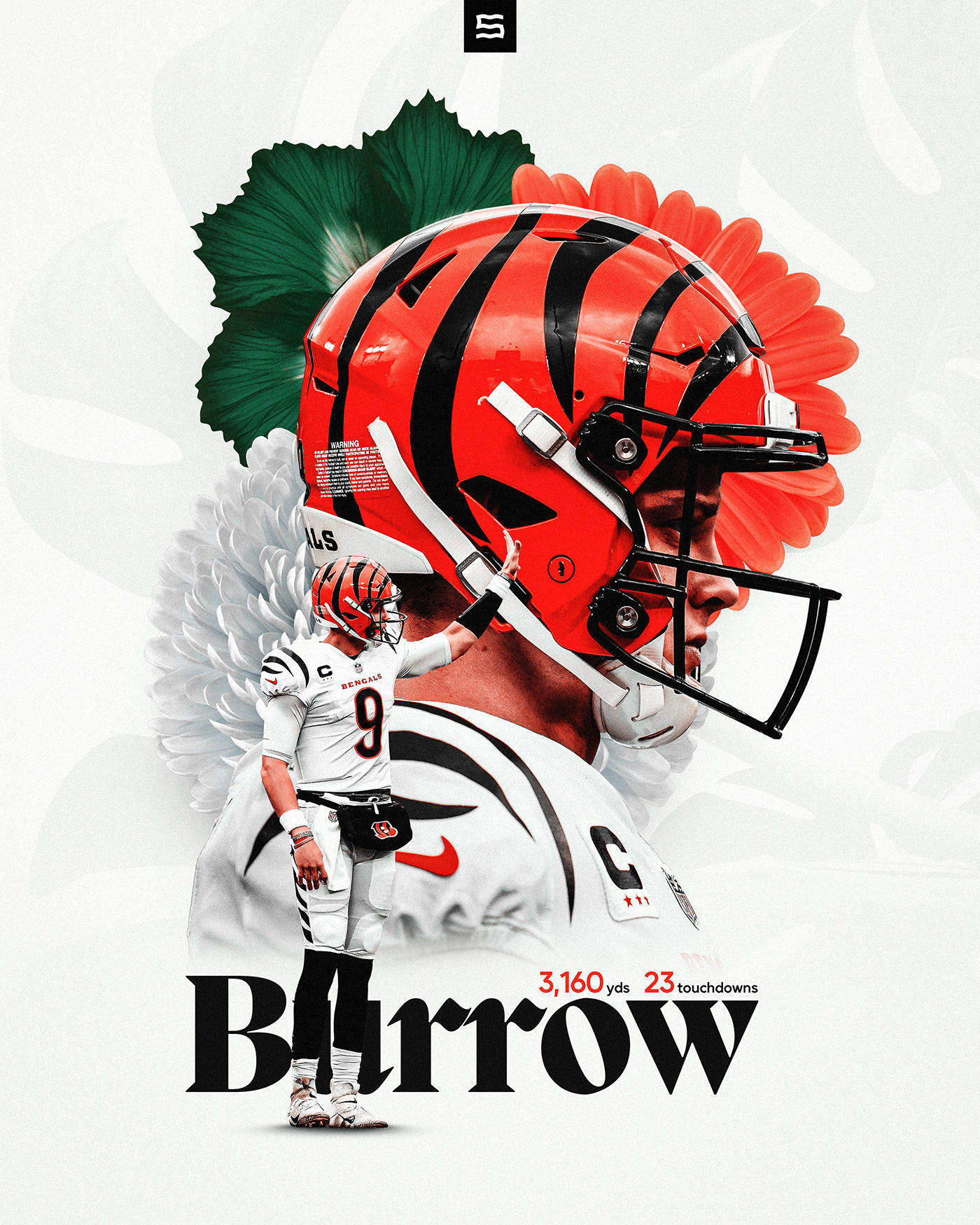 Bengals burrow Chase cincinnati football ja'marr chase Joe Burrow nfl Sports Design