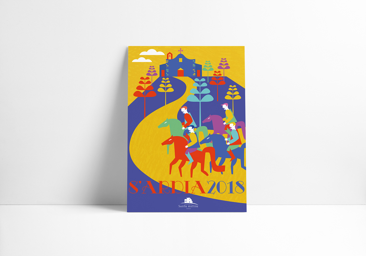 ardia2018 posterdesign ILLUSTRATION  horses santuantinu