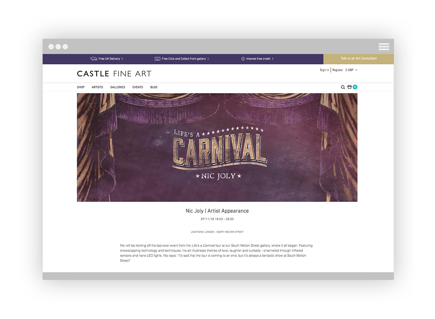 Carnival catalog Catalogue Circus commercial art fairground fine art magician Retro vintage