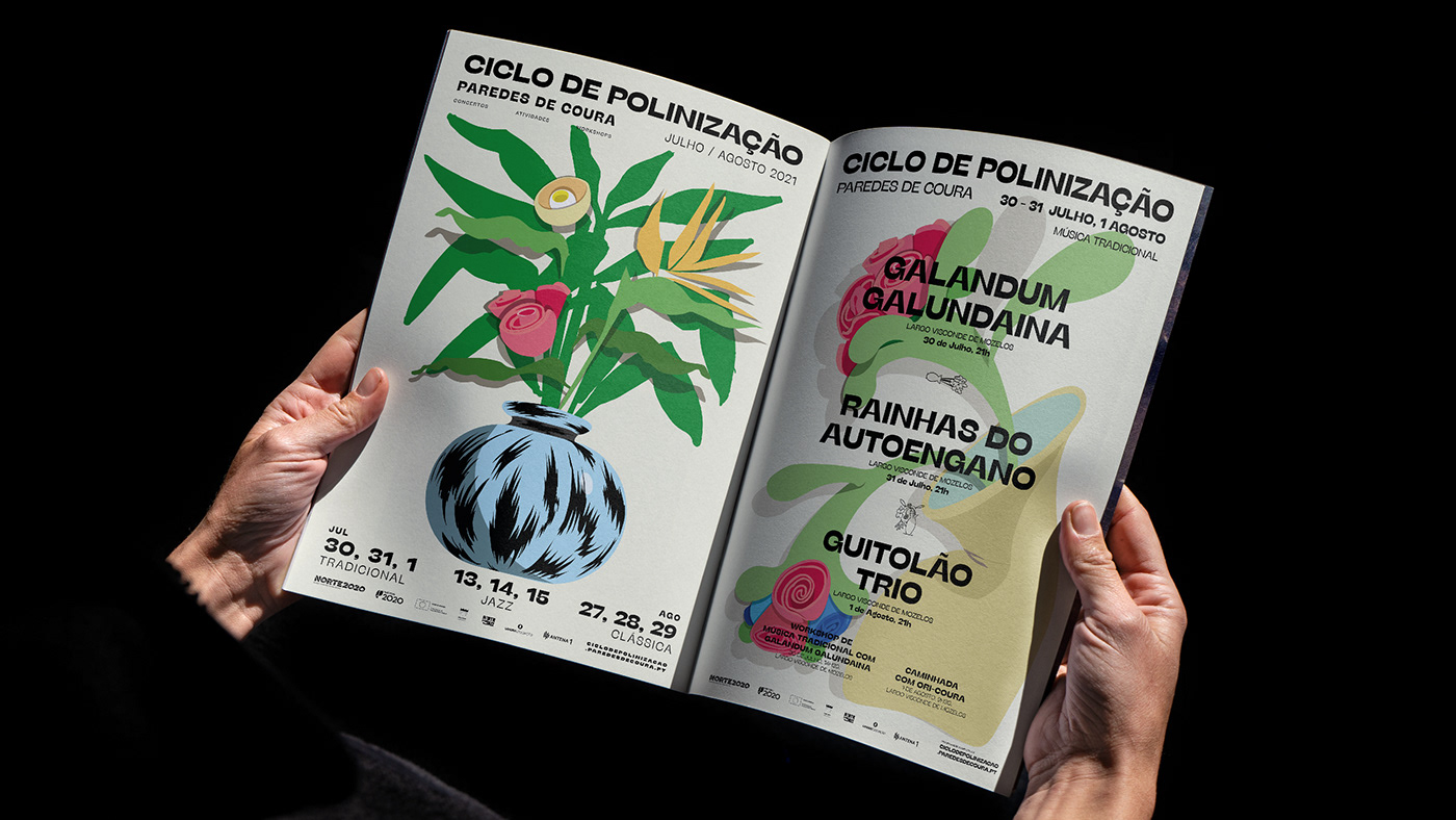 graphic design  identity ILLUSTRATION  musicfestival Portugal branding  flyer poster visual identity