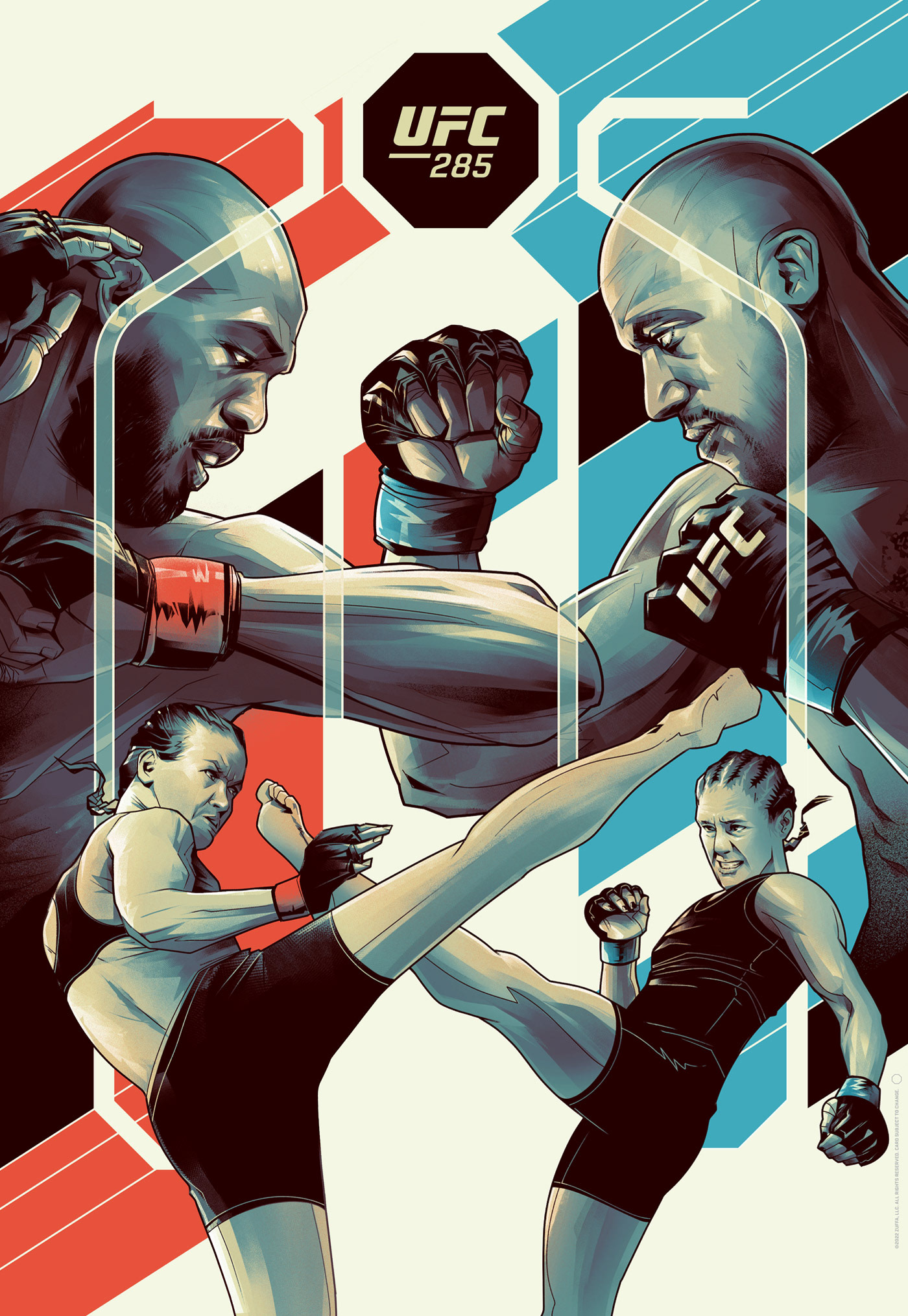 poster sports poster UFC MMA UFC ART fight poster jonjones ufc285 poster art Poster Design