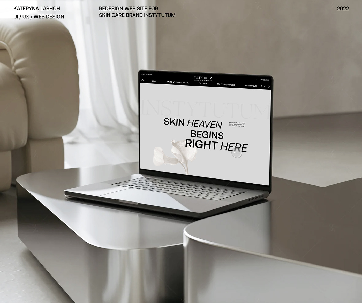 animation  Ecommerce marketing   product design  typography   UI ux Web Design  Website shop skin care skin
