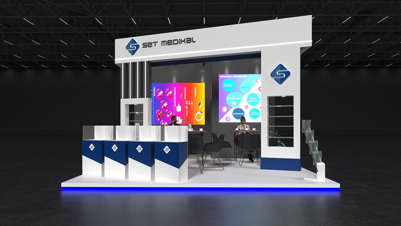 design Exhibition  booth design booth trade tradeshow Stand Event expo 3ds max
