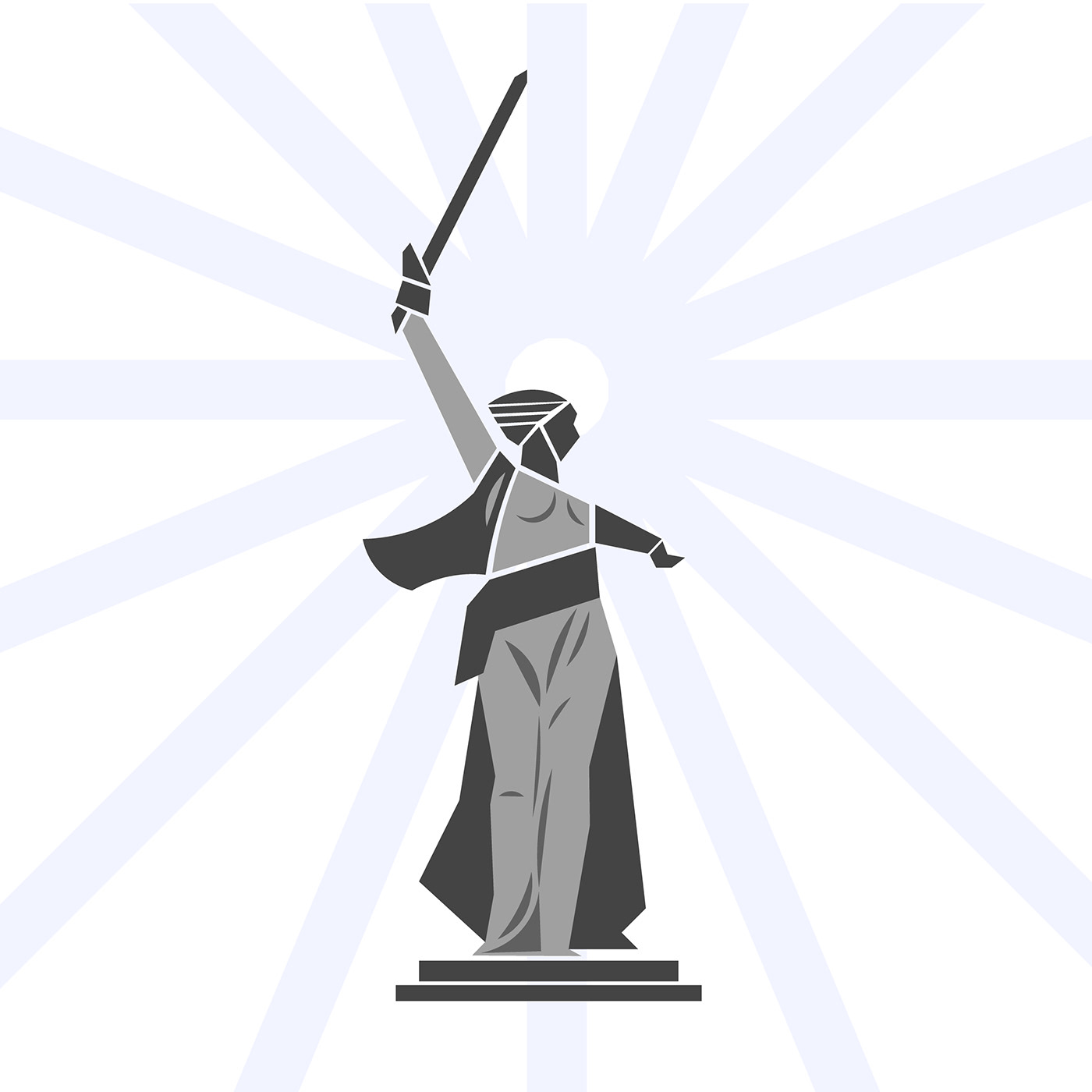 simplicity statues statue of liberty cristo redentor ILLUSTRATION  simple design Basic Shapes