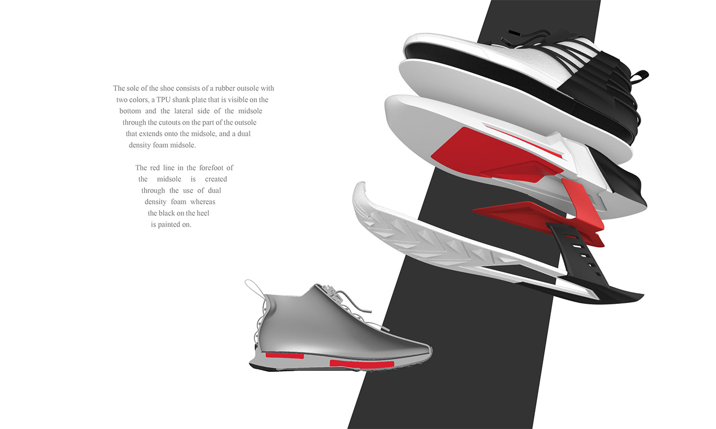cad design footwear industrial design  rendering sketching sneaker