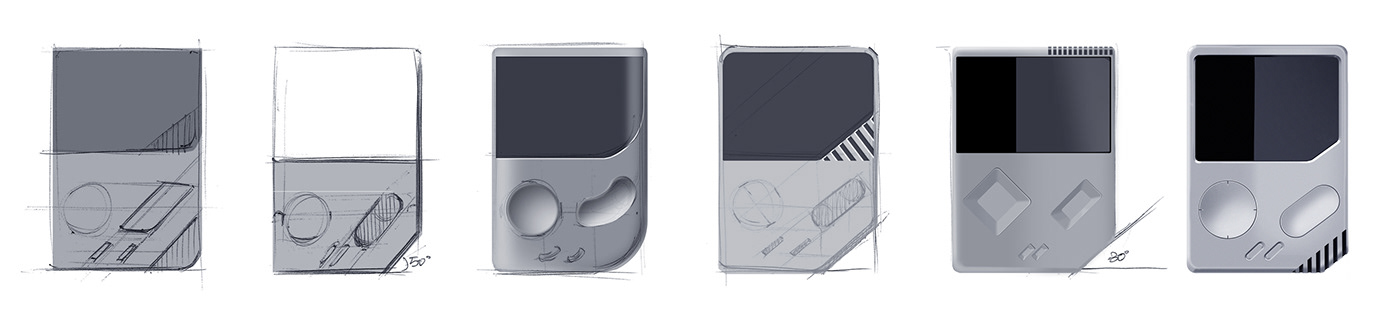 industrial design  product design  Nintendo gameboy 3D Rendering 3dmodeling cad game design  retro design keyshot