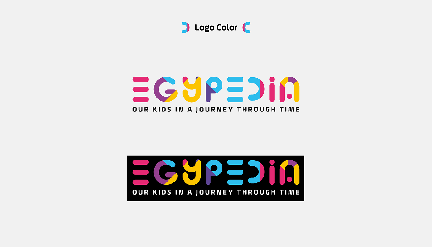 activation branding  colorful egyptian gideline history Instagram Post kids Logo Design social media