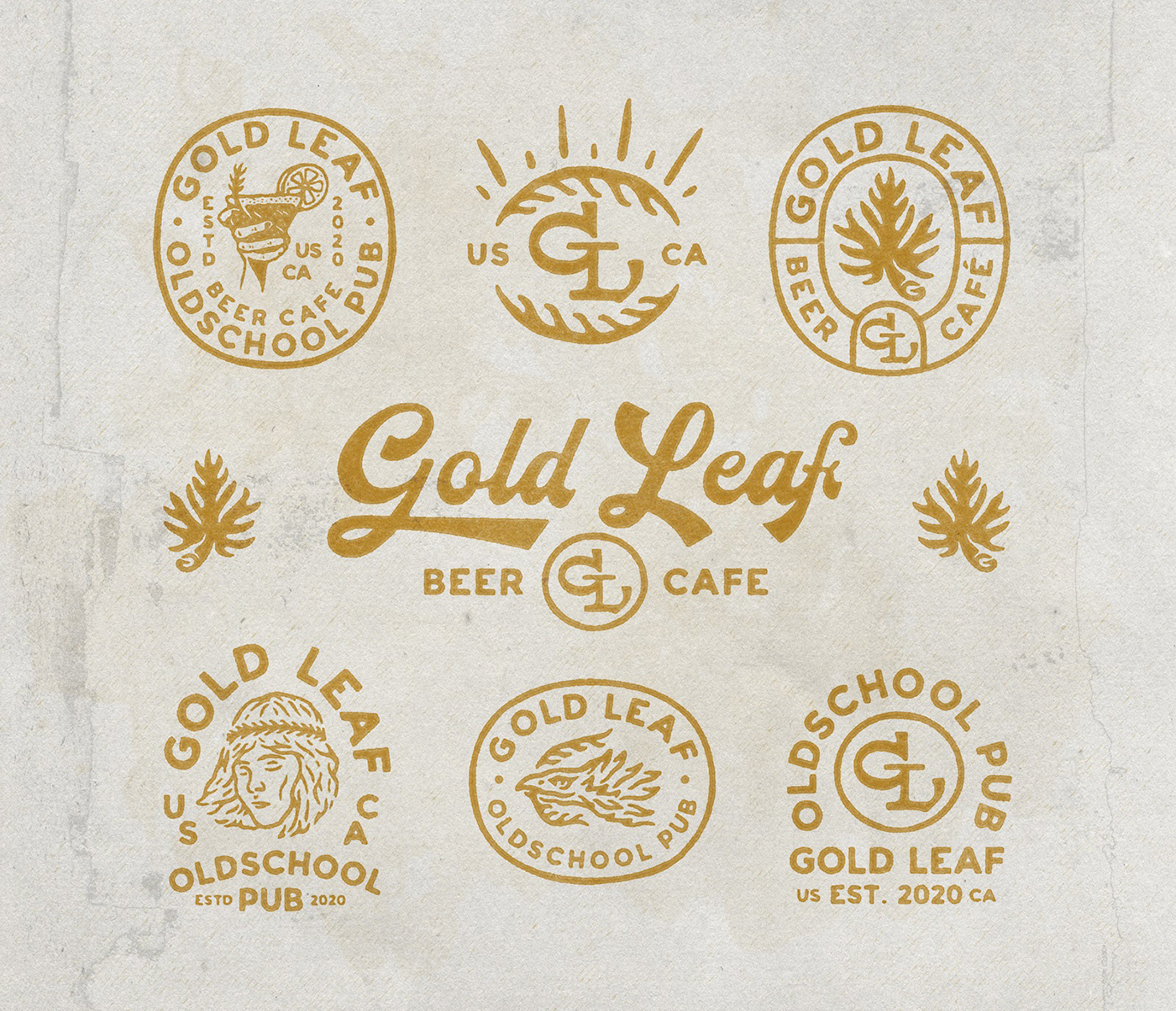 badge Badge design beer branding  cafe handrawn logo logo type roundup vintage