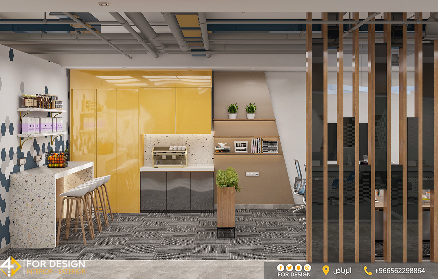 3D 3ds max design industrial design  Interior interior design  modern Office Render visualization