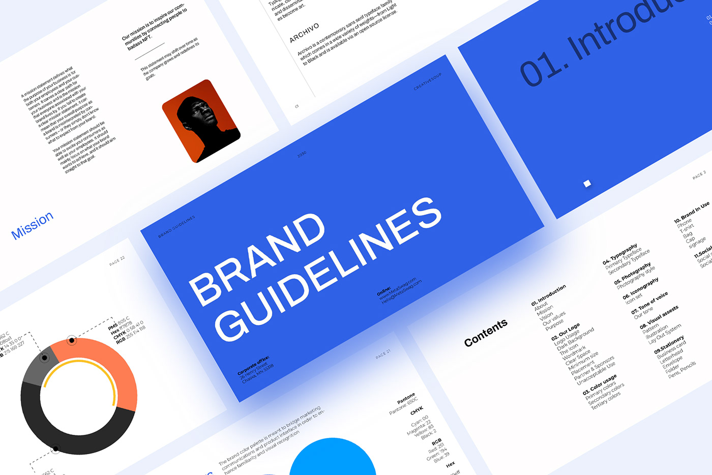 brand guide brand guidelines brand guidelines template brand identity brand identity guidelines brand manual branding  Branding design Style Guide visual identity