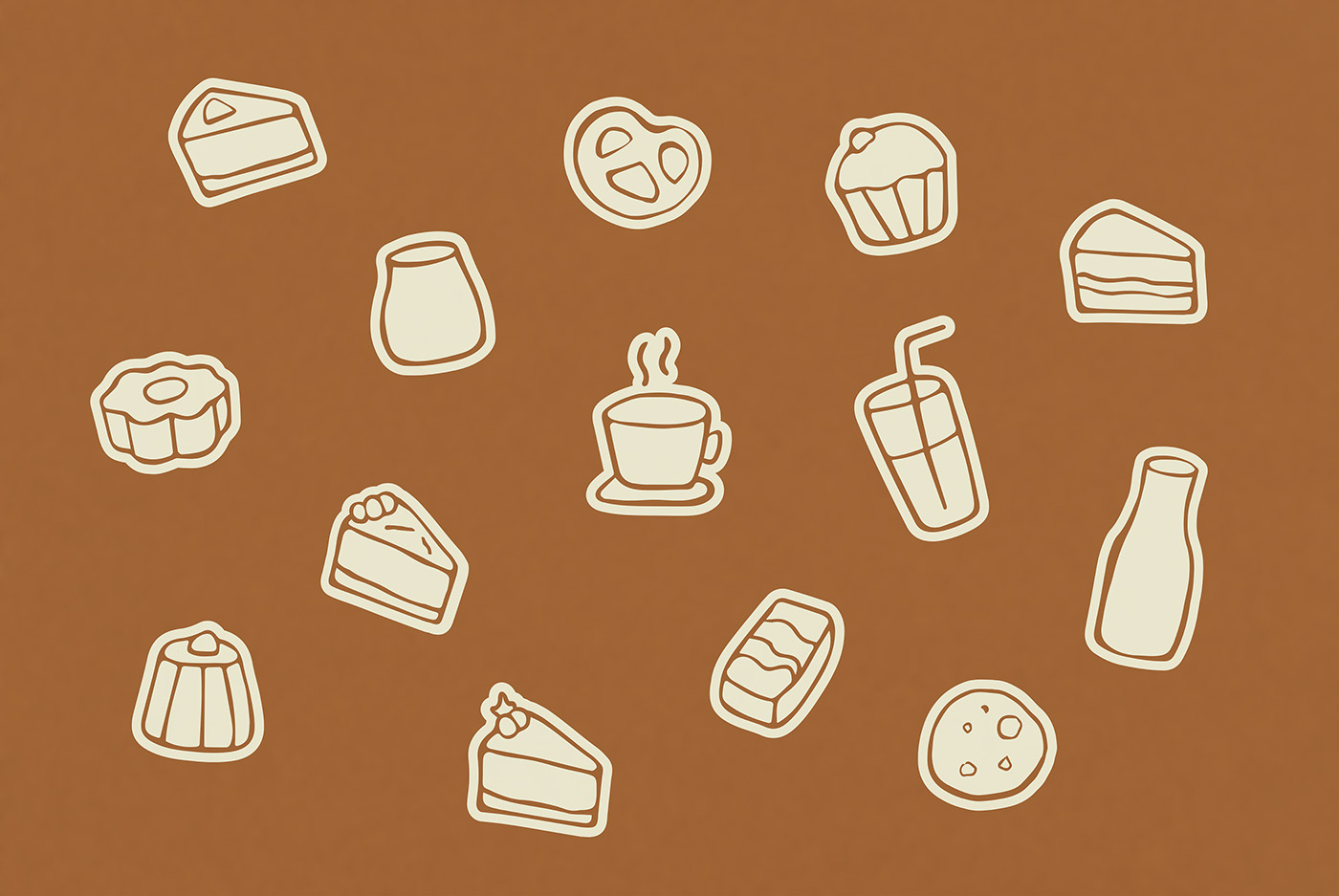 bakery brand identity branding  cafe Coffee Logo Design