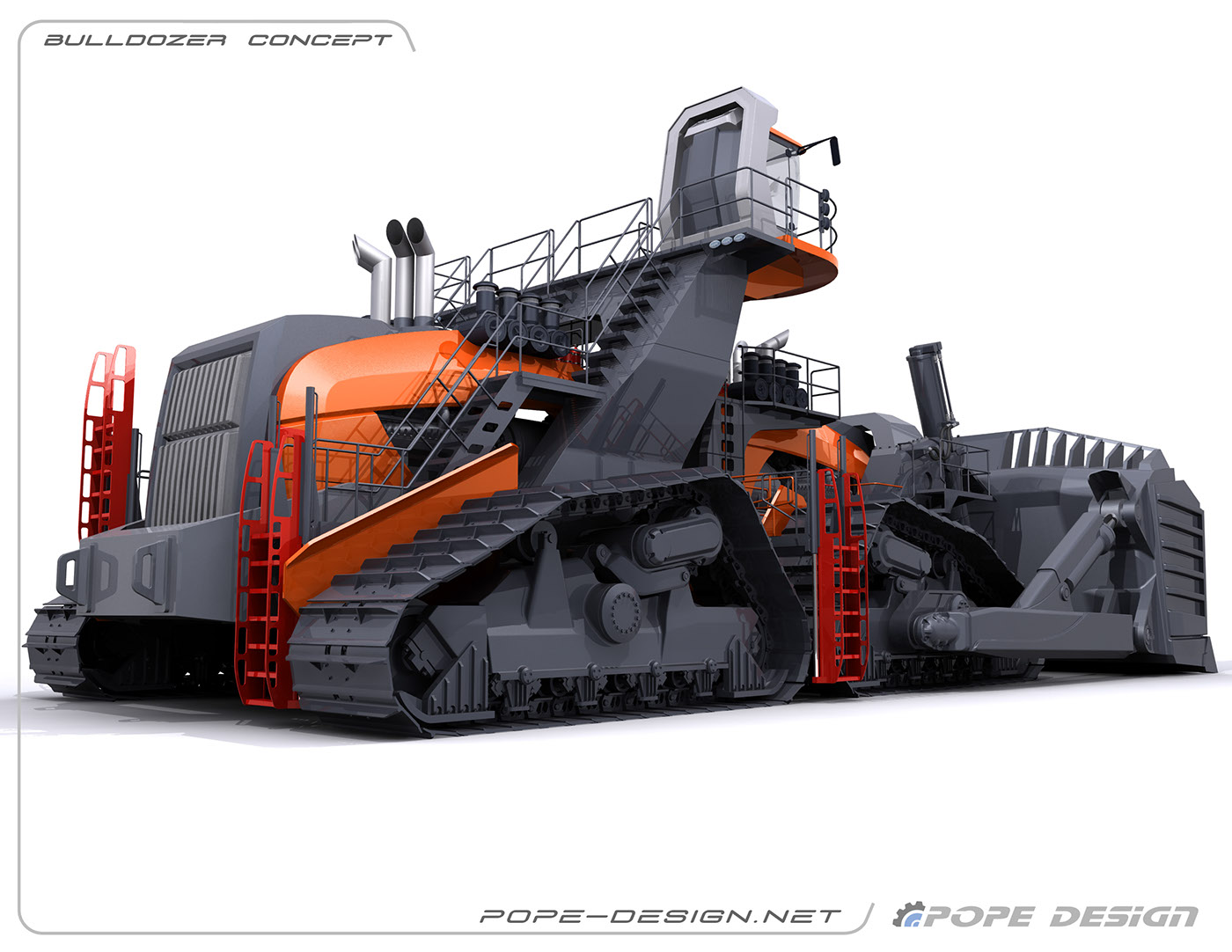 bulldozer Tractor concept