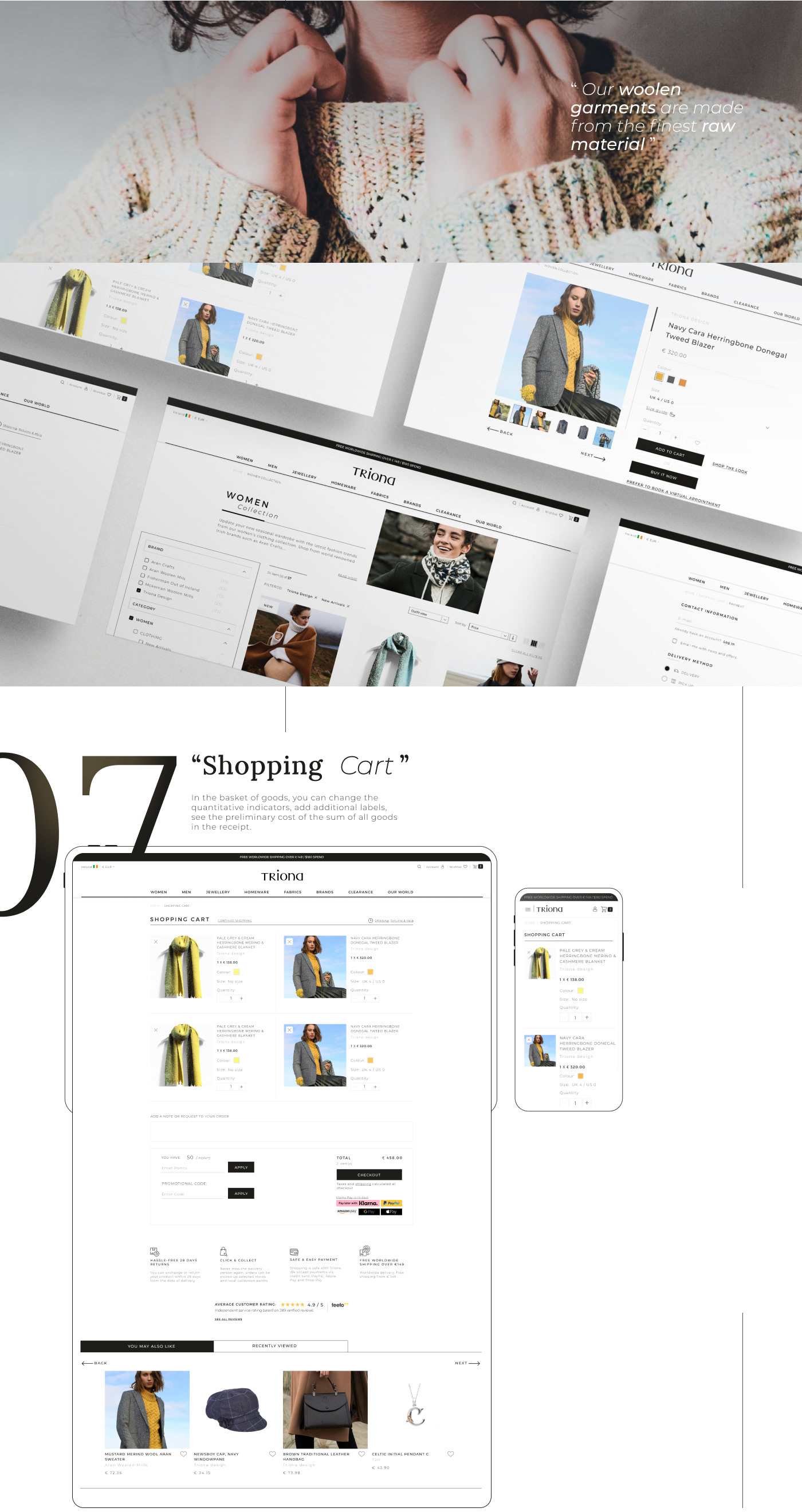 e-commerce Ecommerce ecommerce website online store UI/UX Web Design 
