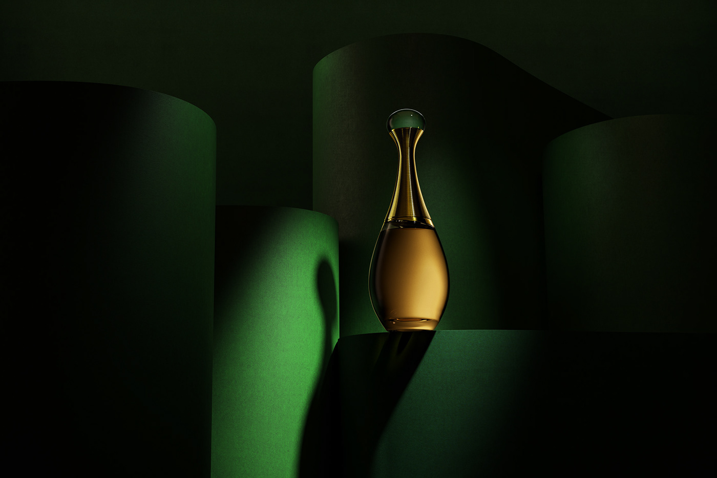 blender blender3d CGI fragance green perfume product Product Photography still life stilllife