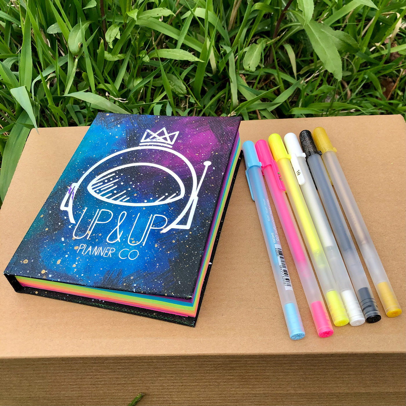 book Book Binding galaxy colorful logo cover