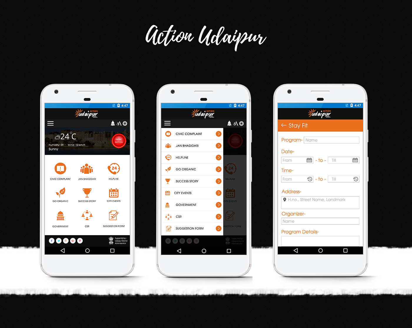 APP MOCKUPS application Mobile app