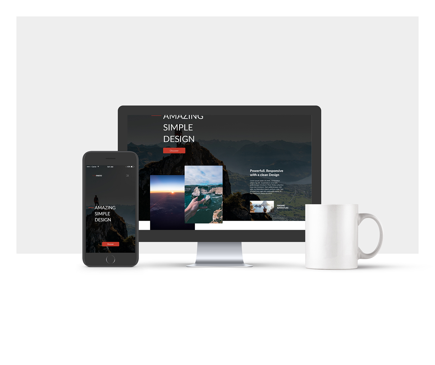 Photography  Website Design graphic design  marketing   branding  business template user interface user experience Web Design 