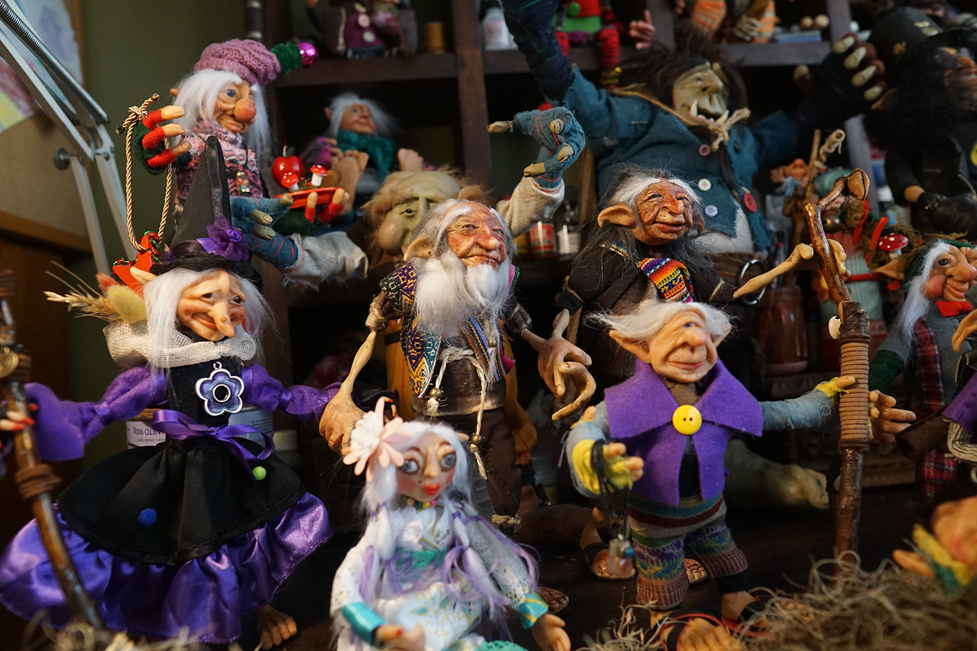 dolls elves fantasy fantasy art fantasyart fantasywork Fantasyworld gnomes witch Witches