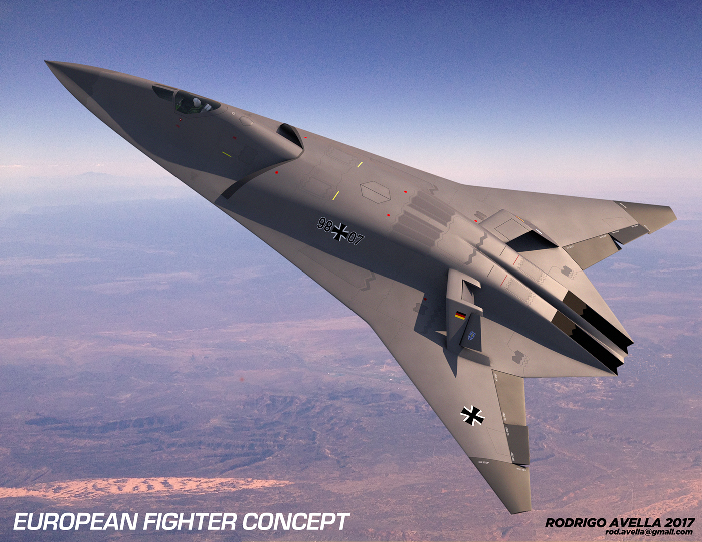 6th aircraft concept fighter future fx model sixth stealth study faxx next generation air dominance jet european f/a-xx